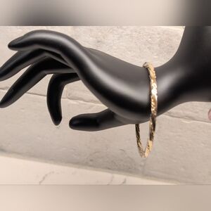 Monet Vintage Bangle Bracelet with Gold/Silver Tones